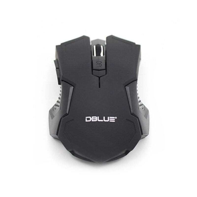 mouse optico 3d, 1000 dpi, 2.4 ghz, hasta 10 mts, diseÑo ergonomico, ahorro de bateria. black — vista 3