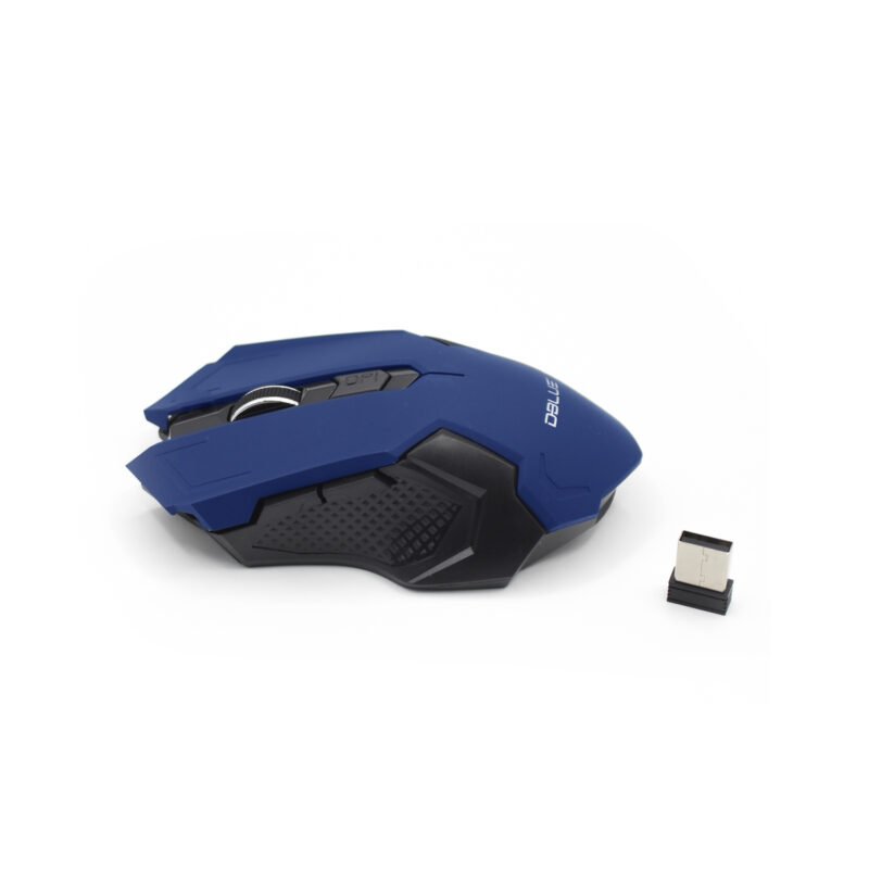 mouse optico 3d, 1000 dpi, 2.4 ghz, hasta 10 mts, diseÑo ergonomico, ahorro de bateria. blue — vista 3