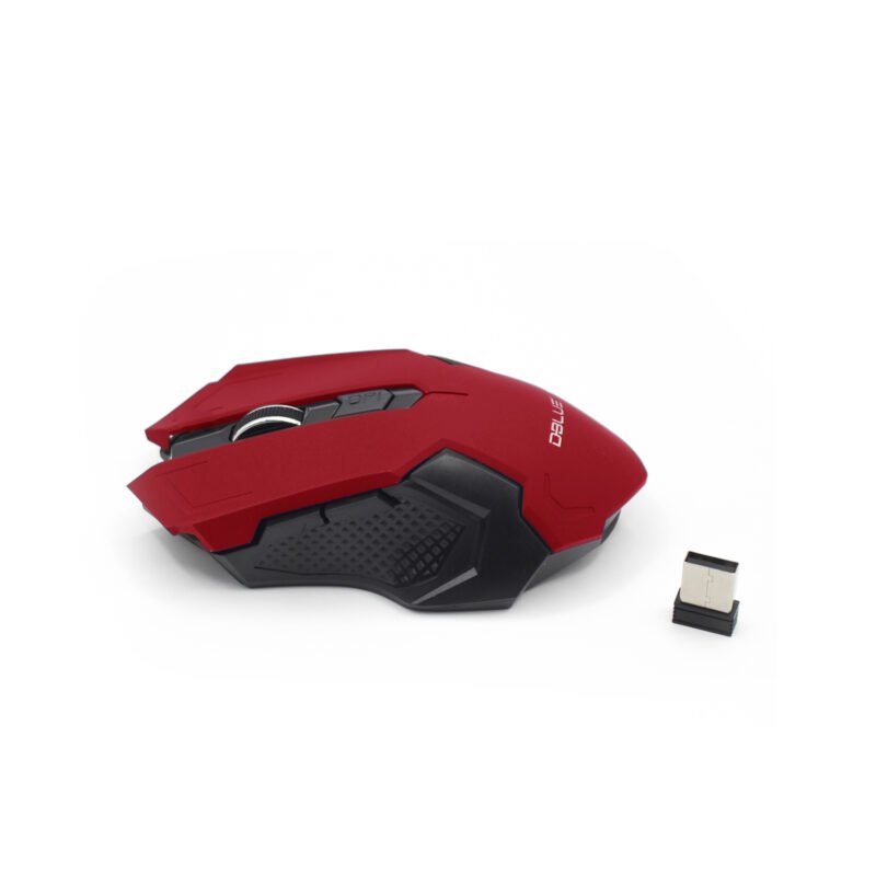 mouse optico 3d, 1000 dpi, 2.4 ghz, hasta 10 mts, diseÑo ergonomico, ahorro de bateria. red — vista 3