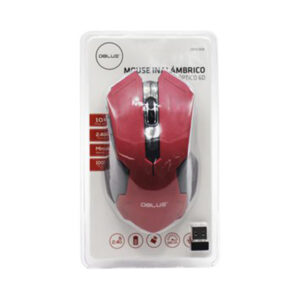 mouse optico 3d, 1000 dpi, 2.4 ghz, hasta 10 mts, diseÑo ergonomico, ahorro de bateria. red