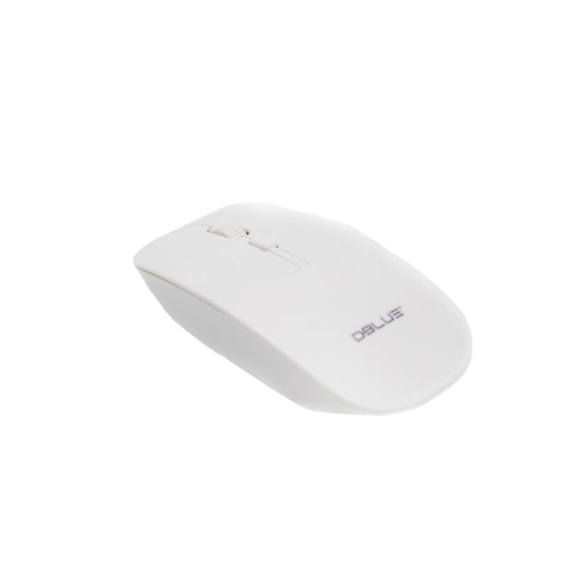 mouse optico 4d, 2.4 ghz, 10 mts, diseÑo ergonomico, ahorro de bateria, receptor mini usb. 1000dpi white — vista 2