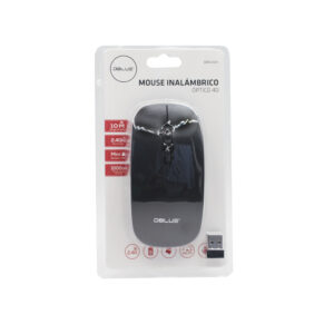 mouse optico 4d, 2.4 ghz, 10 mts, diseÑo ergonomico, ahorro de bateria, receptor mini usb. 1000dpi white