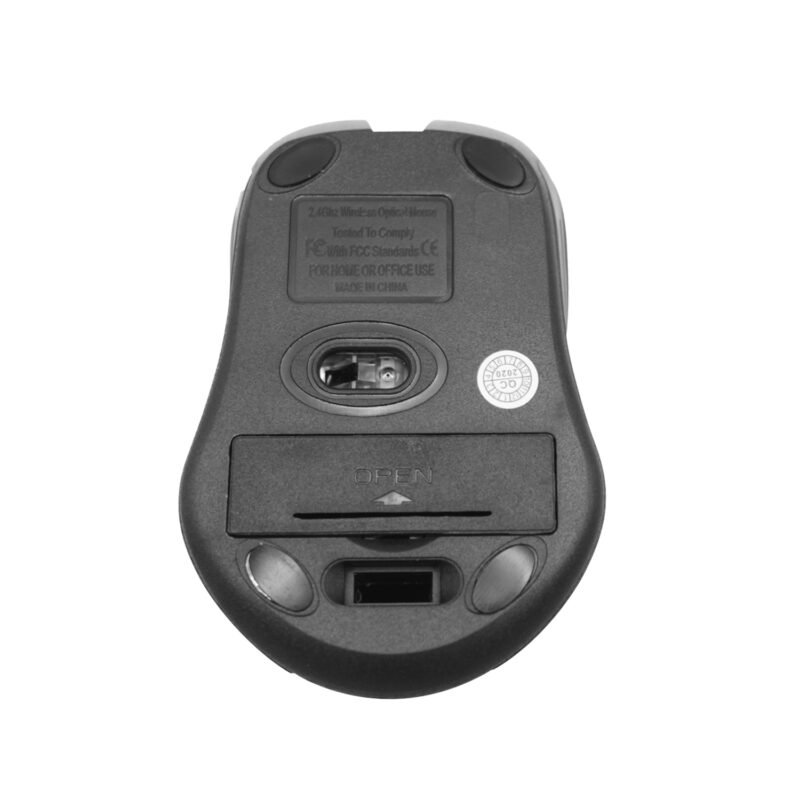 mouse dblue inalambrico 2,4ghz., diseÑo ambidiestro, sensor optico 800 dpi, 3 botones, libertad de movimiento.