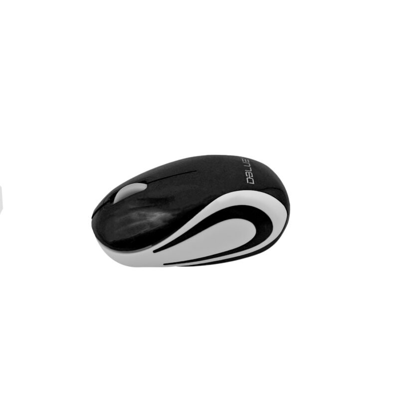 mouse dblue inalambrico 2.4 ghz, 800 dpi, funcion auto sleep, compatible todos los sistemas operativos.white black — vista 4