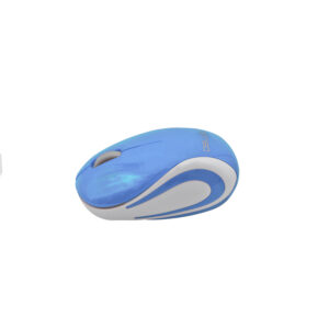mouse dblue inalambrico 2.4 ghz, 1200 dpi, funcion auto sleep, compatible todos los sistemas operativos.white blue