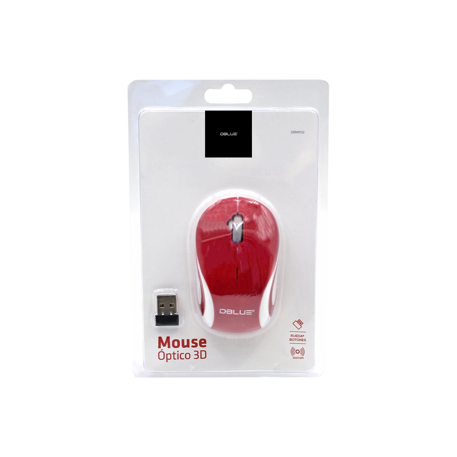 mouse dblue inalambrico 2.4 ghz, 1200 dpi, funcion auto sleep, compatible todos los sistemas operativos.white red mouse dblue inalambrico 2.4 ghz, 1200 dpi, funcion auto sleep, compatible todos los sistemas operativos.white red