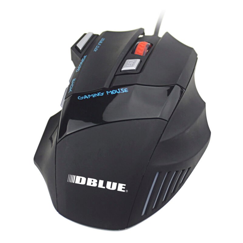 mouse gamer 3200dpi usb black — vista 2