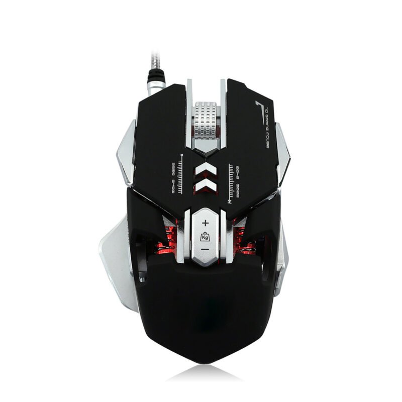 mouse gamer 7 botones con 4 colores led, 1200/1600/2400/3200 dpi — vista 5