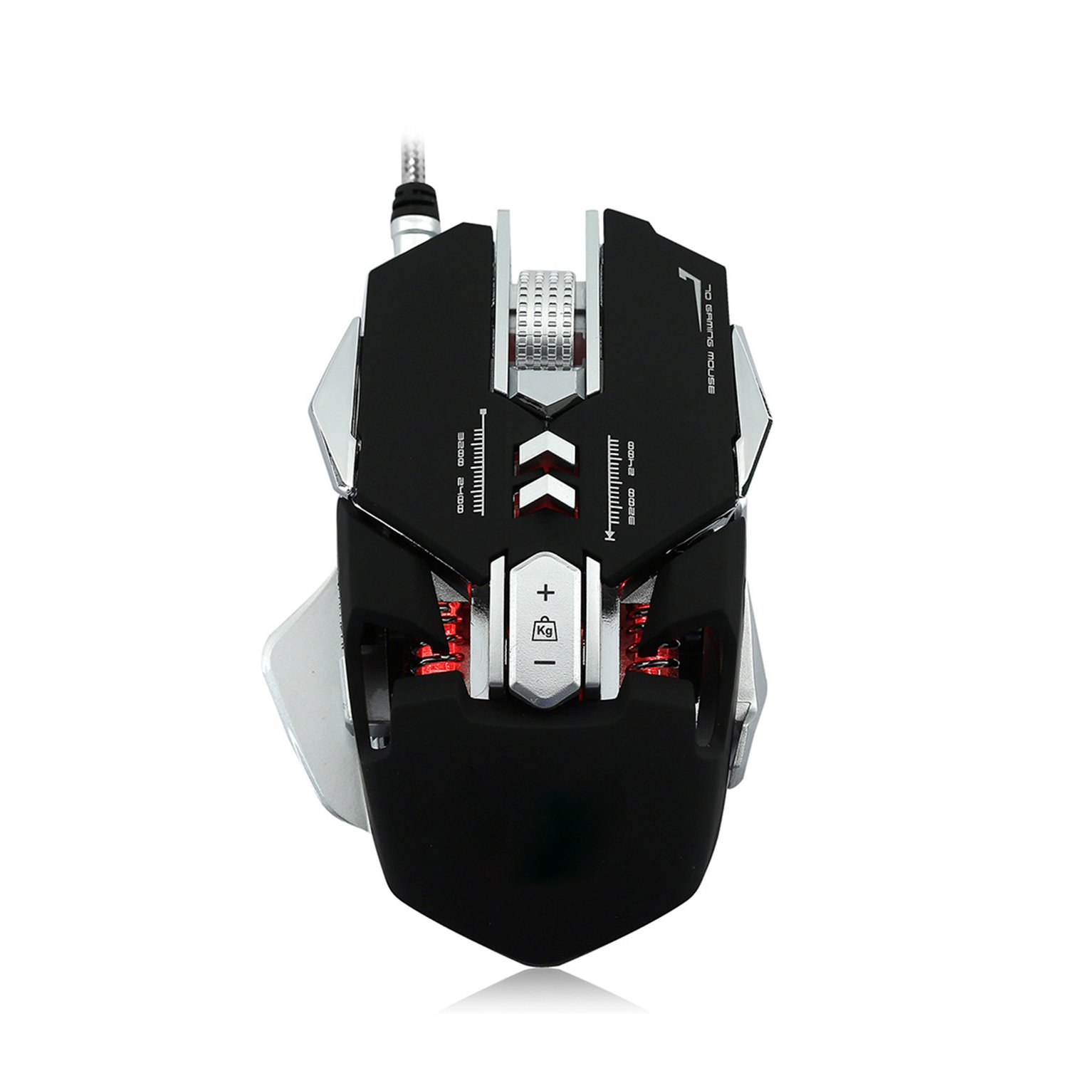 mouse gamer 7 botones con 4 colores led, 1200/1600/2400/3200 dpi mouse gamer 7 botones con 4 colores led, 1200/1600/2400/3200 dpi