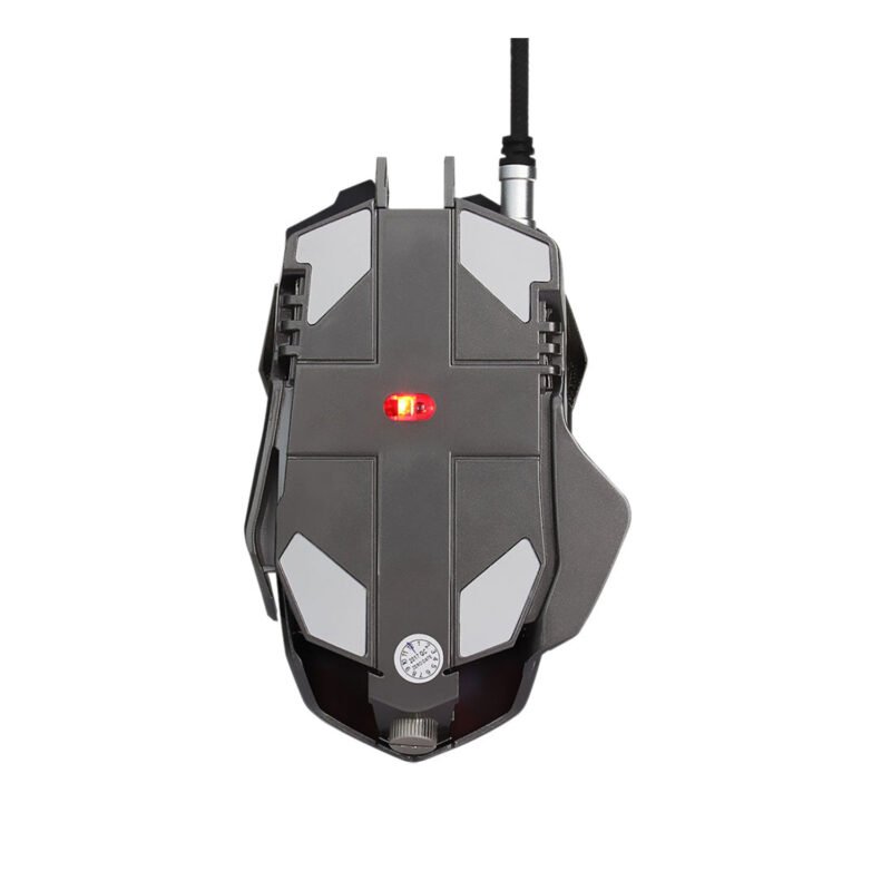 mouse gamer 7 botones con 4 colores led, 1200/1600/2400/3200 dpi — vista 3