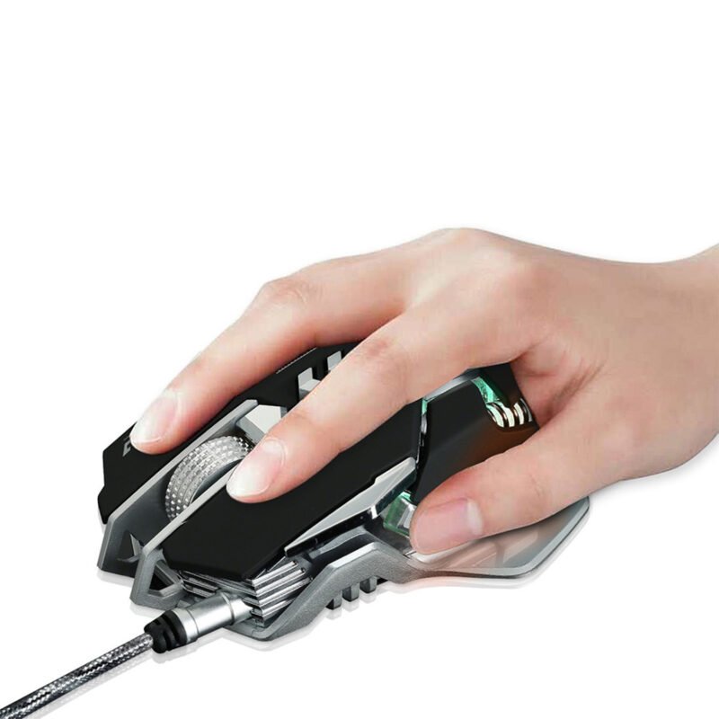 mouse gamer 7 botones con 4 colores led, 1200/1600/2400/3200 dpi — vista 2