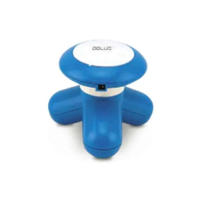 masajeador dblue electrico con gira 360º, vibracion para mejor circulacion, alivio muscular y fatiga. funciona con pila aaa o usb. blue — vista 2