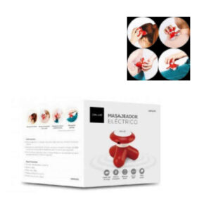 masajeador dblue electrico con gira 360º, vibracion para mejor circulacion, alivio muscular y fatiga. funciona con pila aaa o usb. green