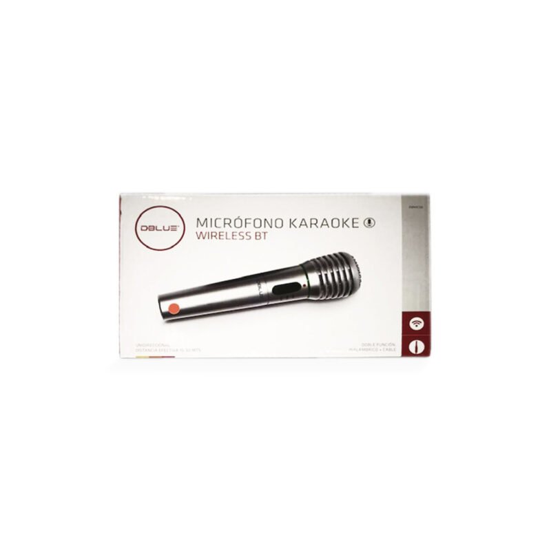 microfono dblue inalambrico para karaoke — vista 4