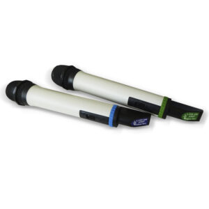 microfono uhf pack 2 un. black