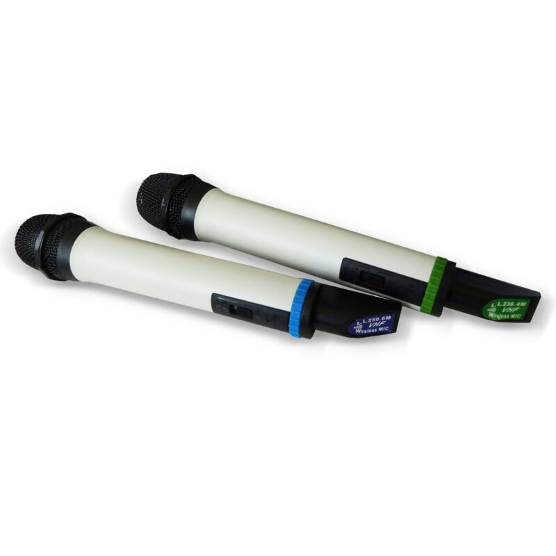 microfono uhf pack 2 un. black