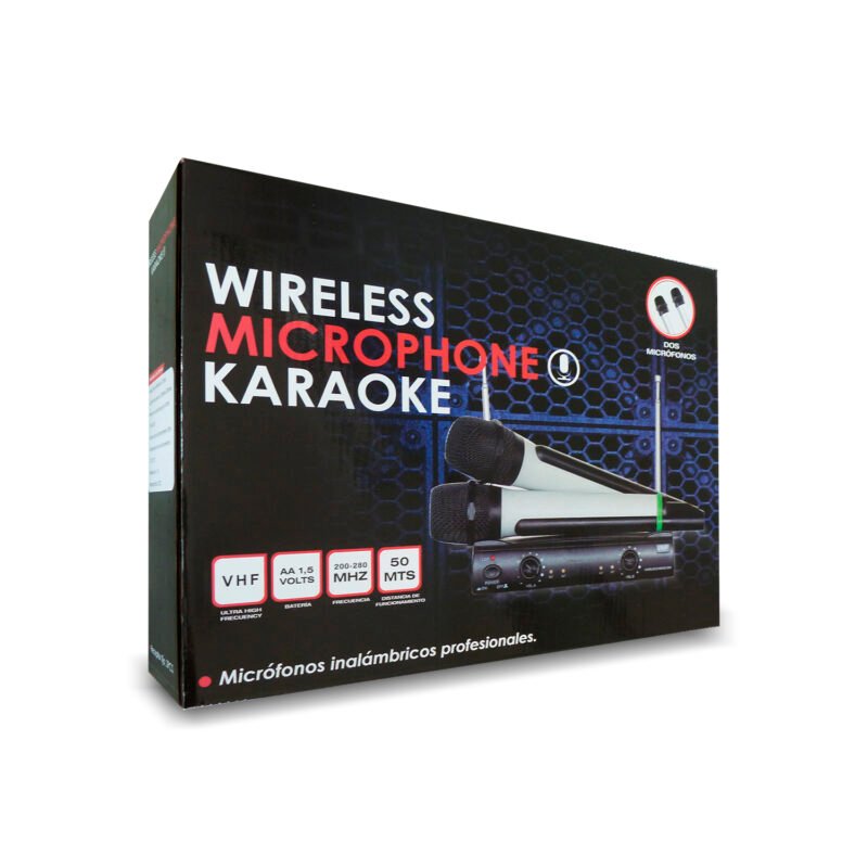 microfono uhf pack 2 un. black — vista 4