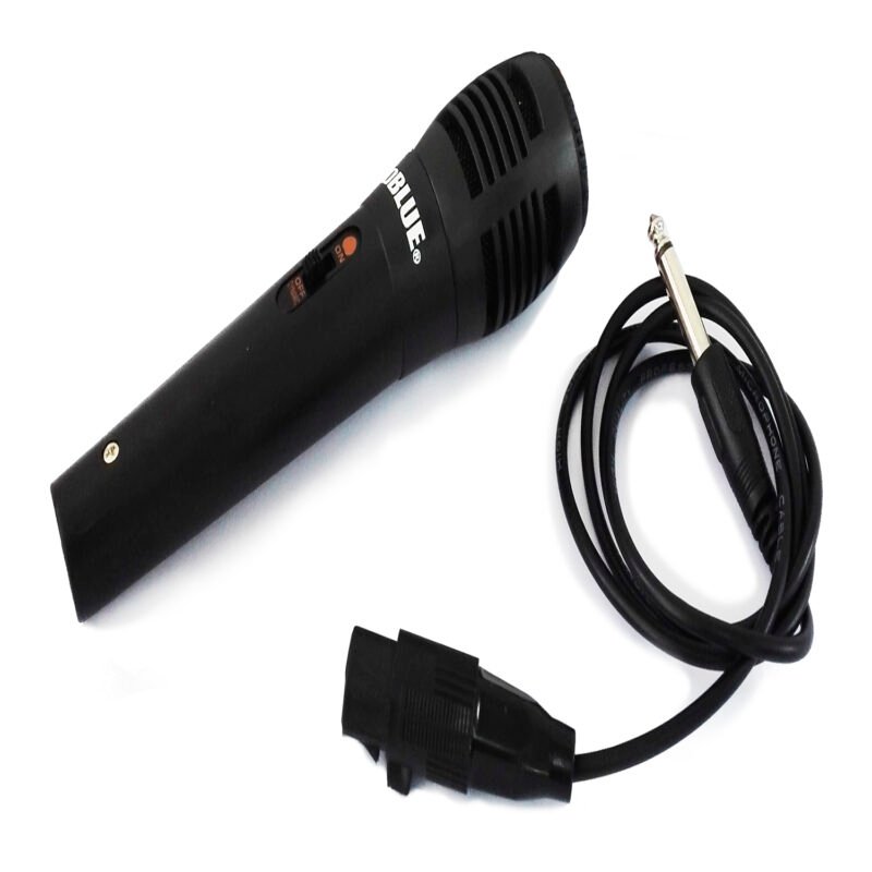microfono con estructura plastica + cable black