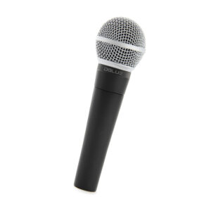 microfono dblue dinamico cardioide, claro y calido, filtro anti pop, conexion xlr, 50hz 15khz.
