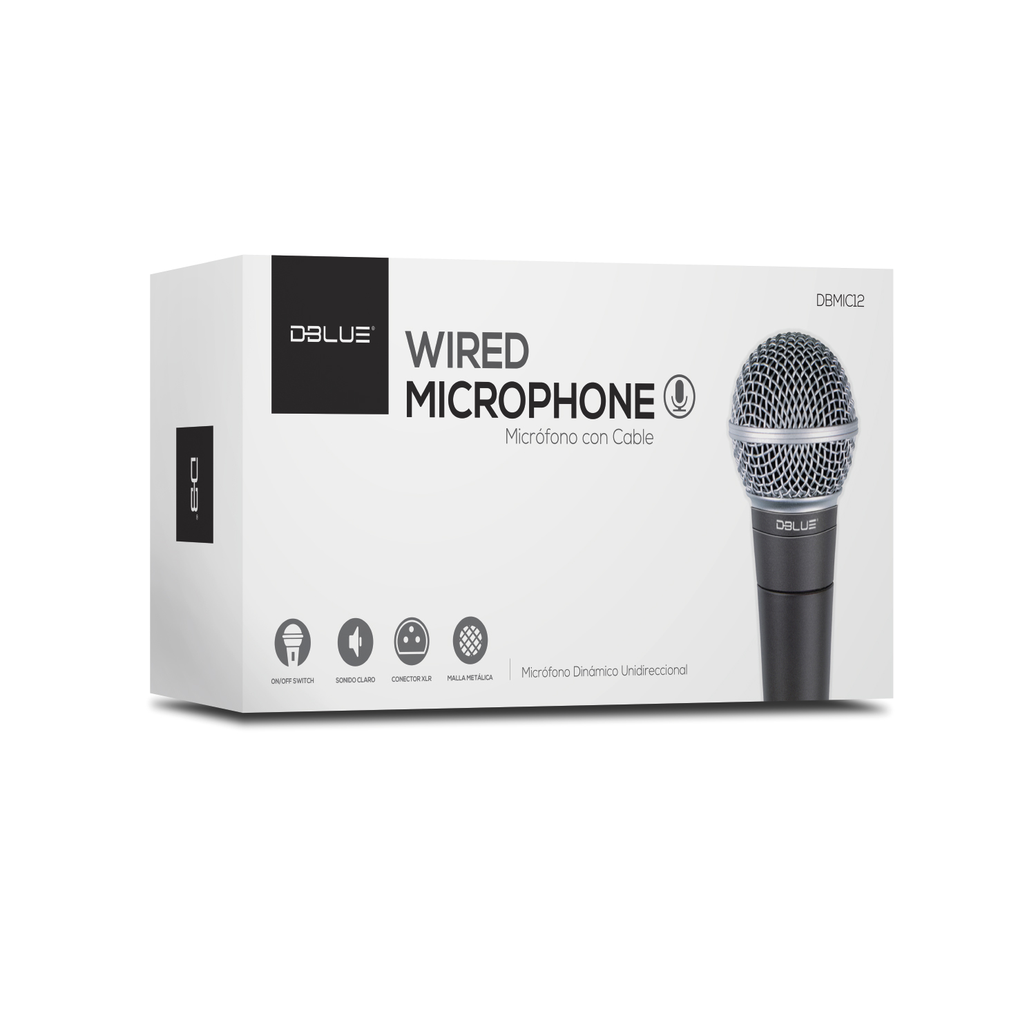 microfono dblue dinamico cardioide, claro y calido, filtro anti pop, conexion xlr, 50hz 15khz. microfono dblue dinamico cardioide, claro y calido, filtro anti pop, conexion xlr, 50hz 15khz.