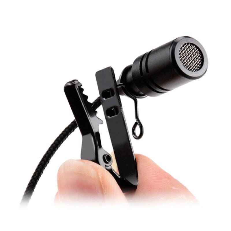 microfono dblue conector trs 3.5, capsula condensador omnidireccional, incluye pop y clip. — vista 2