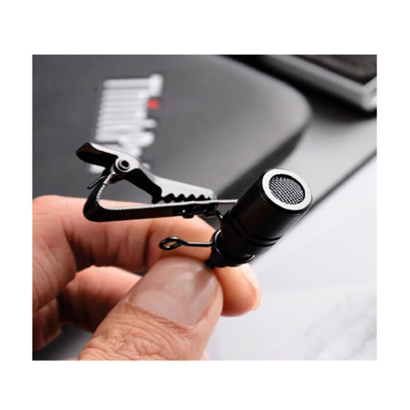 microfono dblue conector trs 3.5, capsula condensador omnidireccional, incluye pop y clip. — vista 4