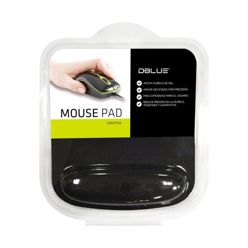 mousepad dblue ergonomica para computador, gel para muÑeca, base antideslizante, conforte y duradera. — vista 5