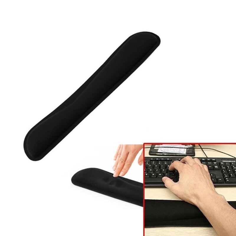 mousepad de gel para teclado. black — vista 3