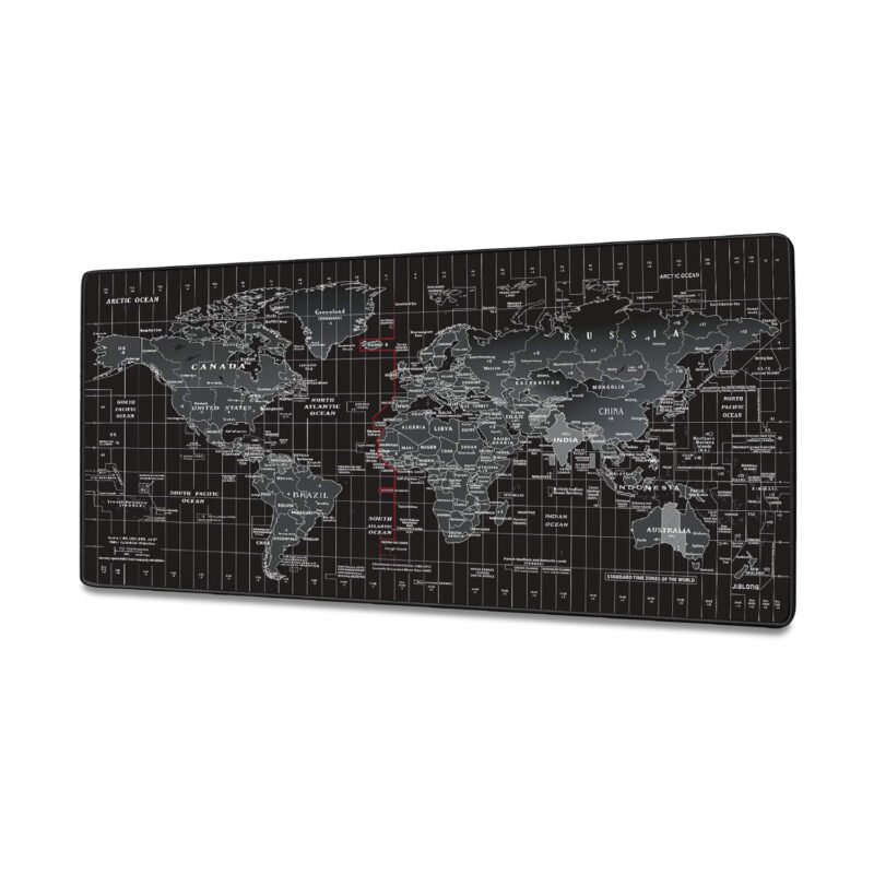 mousepad dblue diseÑo mapa mundo, gran tamaÑo, ideal para juegos y trabajo. 900x400x3mm