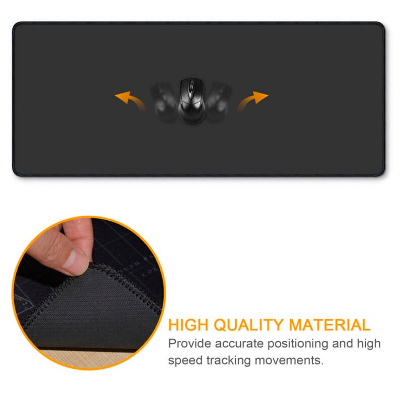 mousepad dblue graffiti 900x400x2mm, superficie suave, alta elasticidad, goma antideslizante, resistente a liquidos. — vista 4