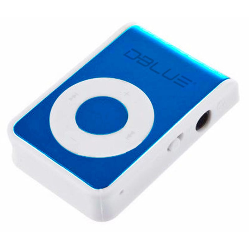 reproductor mp3 clip tipo shuffle. blue