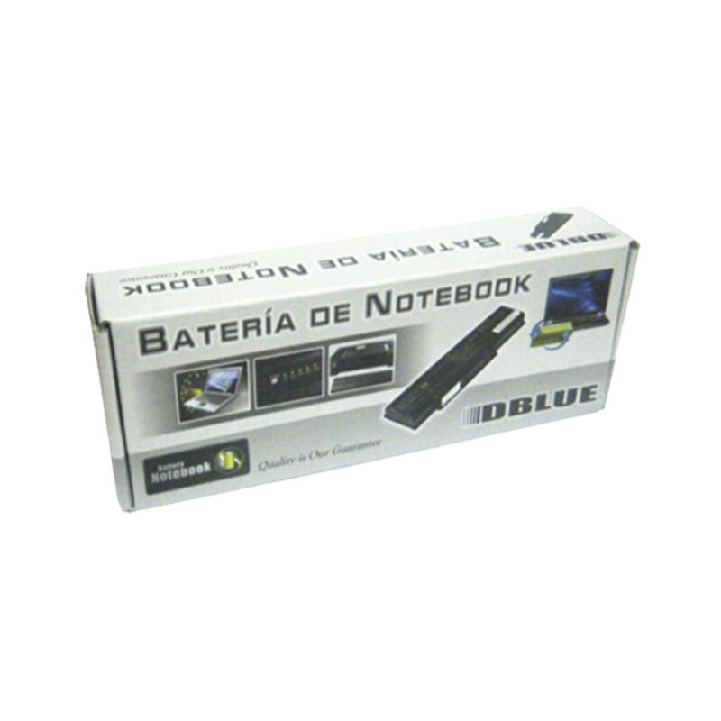 bateria de notebook dblue para toshiba compatible pa3534; 6 celdas — vista 2