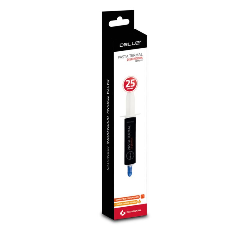 pasta termica disipadora dblue, alta conductividad, 5g, facil aplicacion, dispensador con tapa. — vista 2