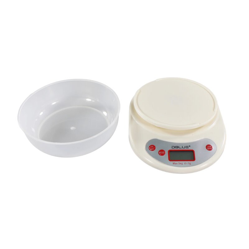 pesa digital dblue para cocina con recipiente hasta 5 kg. — vista 3