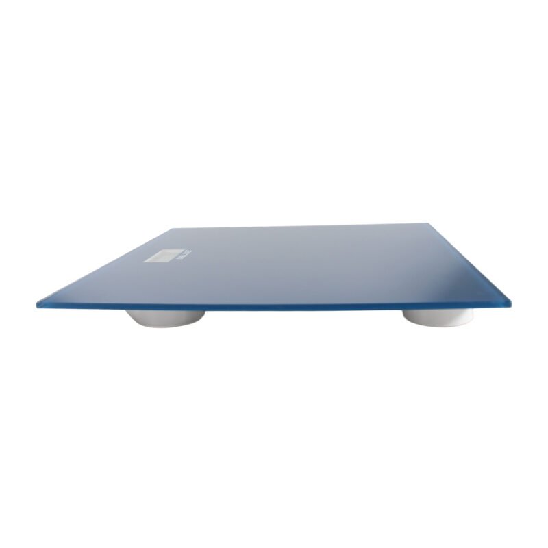 pesa personal dblue de vidrio templado, 180kg, sensor preciso, lcd 4 digitos, auto encendido/apagado, bateria incluida. blue — vista 3