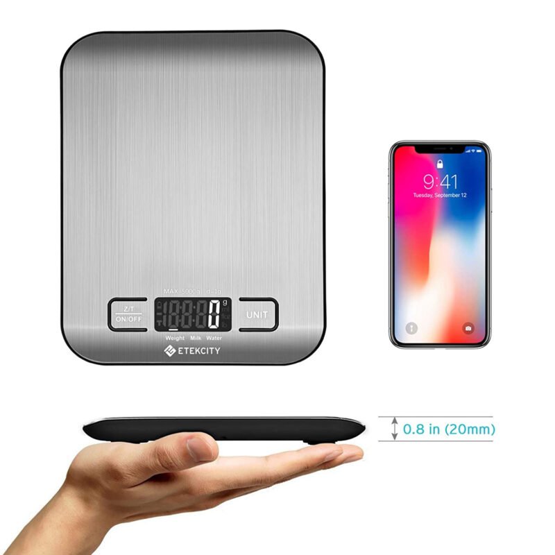 pesa de cocina de acero inoxidable de 5 kg — vista 2