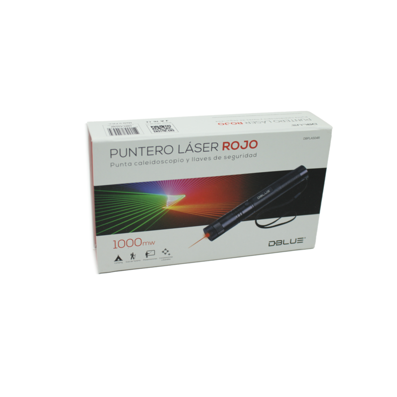 puntero laser 1000mw, punta caleidoscopio, recargable. red — vista 8