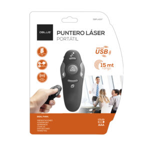puntero laser para presentaciones con control de diapositiva