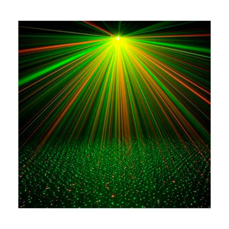 laser mini bicolor dlue, ritmico, rojo y verde, modo auto, enfriamiento interno, ideal para fiestas. — vista 7