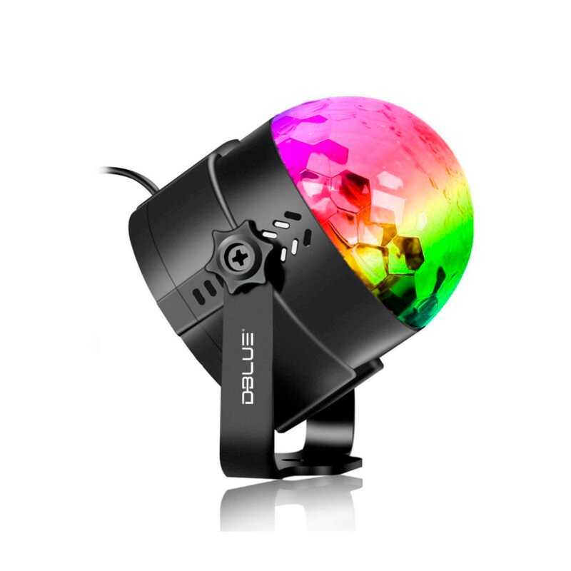bola de luz dblue led rgb, automatico y sonido activo, 15 20m², compacta, bajo consumo, ideal para fiestas y karaoke. — vista 2
