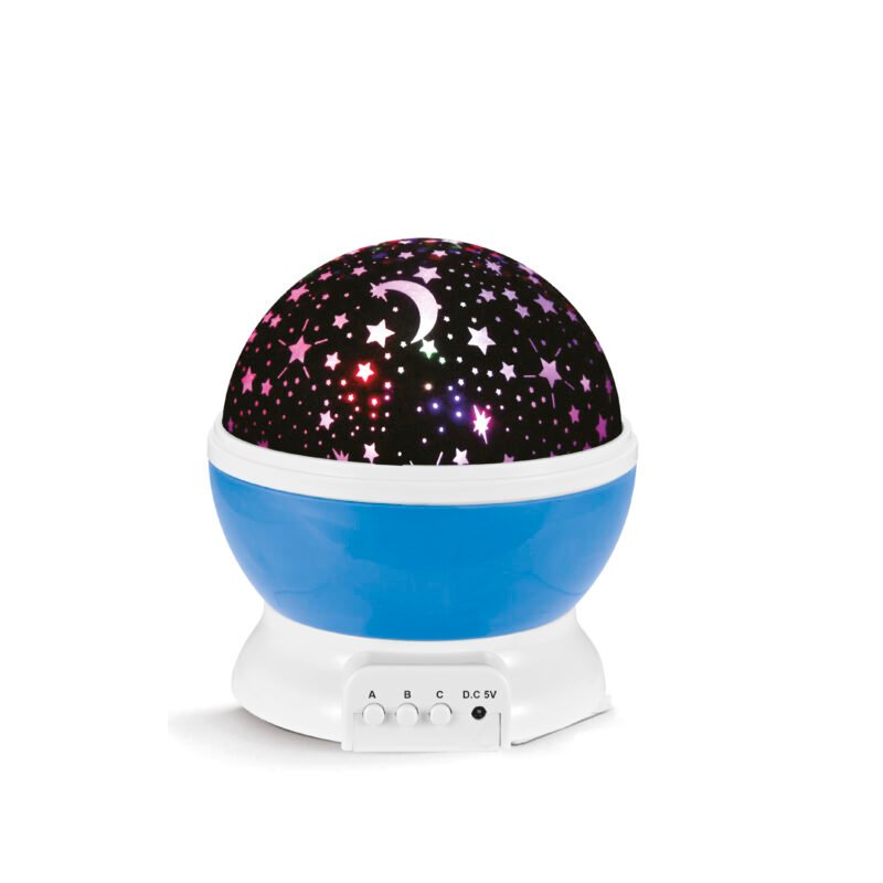 luz nocturna con proyeccion de estrellas