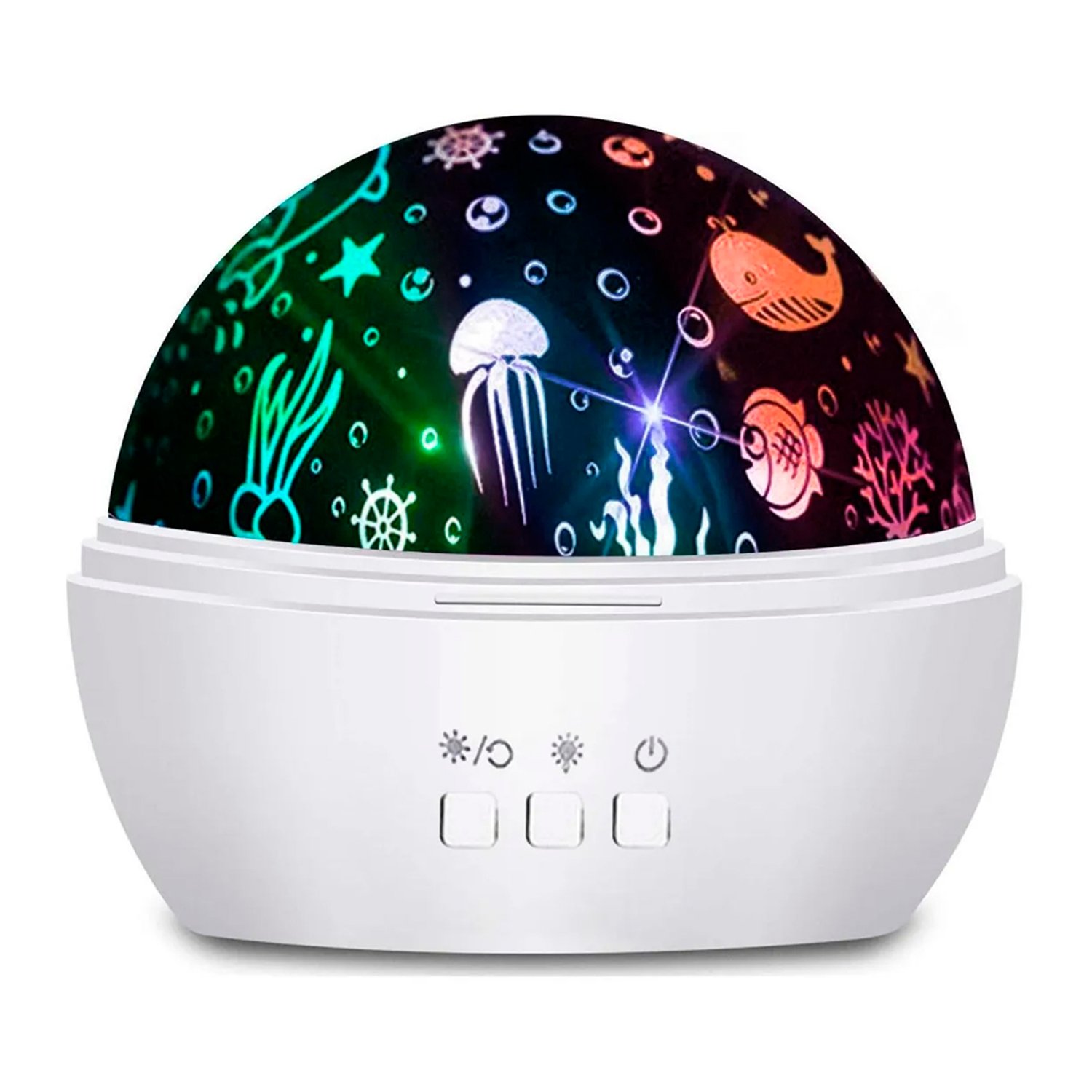 luz nocturna con proyeccion de figuras luz nocturna con proyeccion de figuras