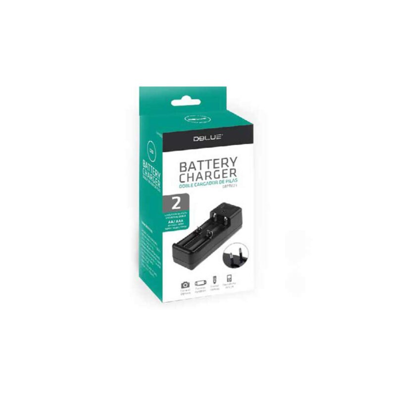 cargador doble de baterias tipo 18650. — vista 2