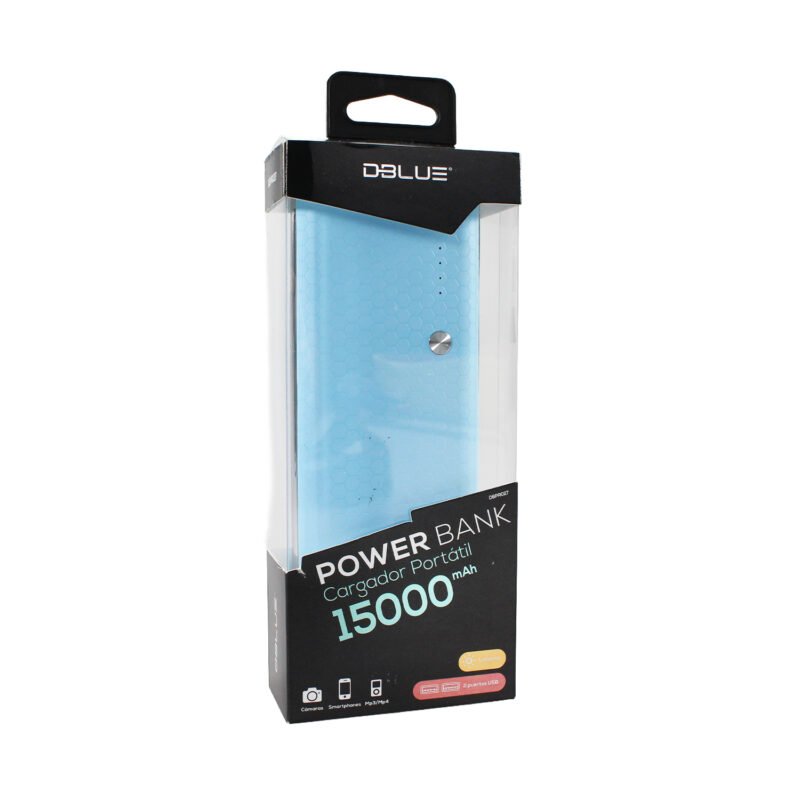 powerbank 15000mah para celulares/mp4/gps color blue — vista 4