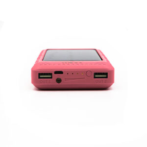 powerbank solar de 15000mah para celulares/mp4/gps color red.