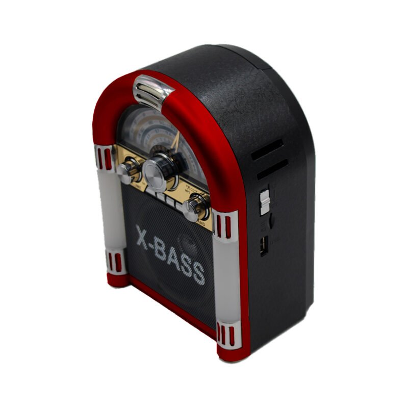 radio rockola fm de 3 bandas con usb/sd/bateria recargable — vista 2