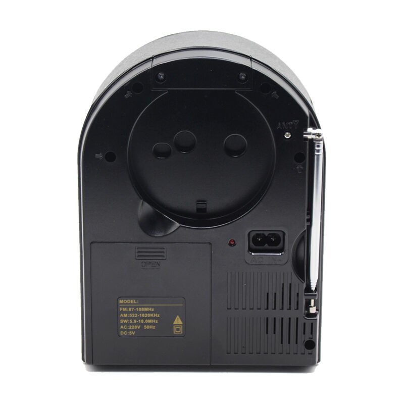 radio rockola fm de 3 bandas con usb/sd/bateria recargable — vista 3