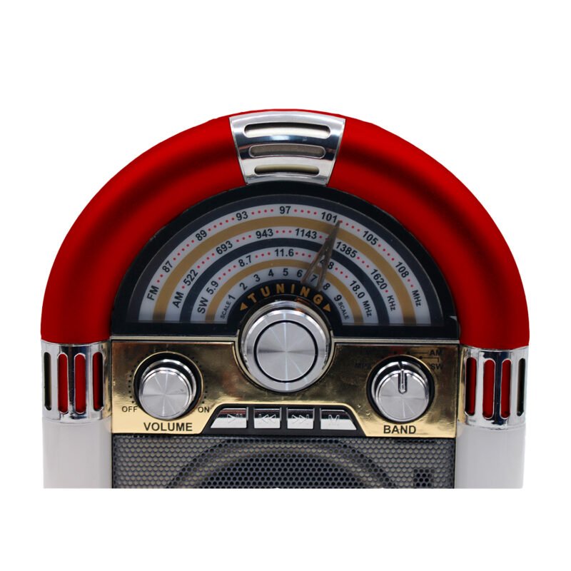radio rockola fm de 3 bandas con usb/sd/bateria recargable — vista 4