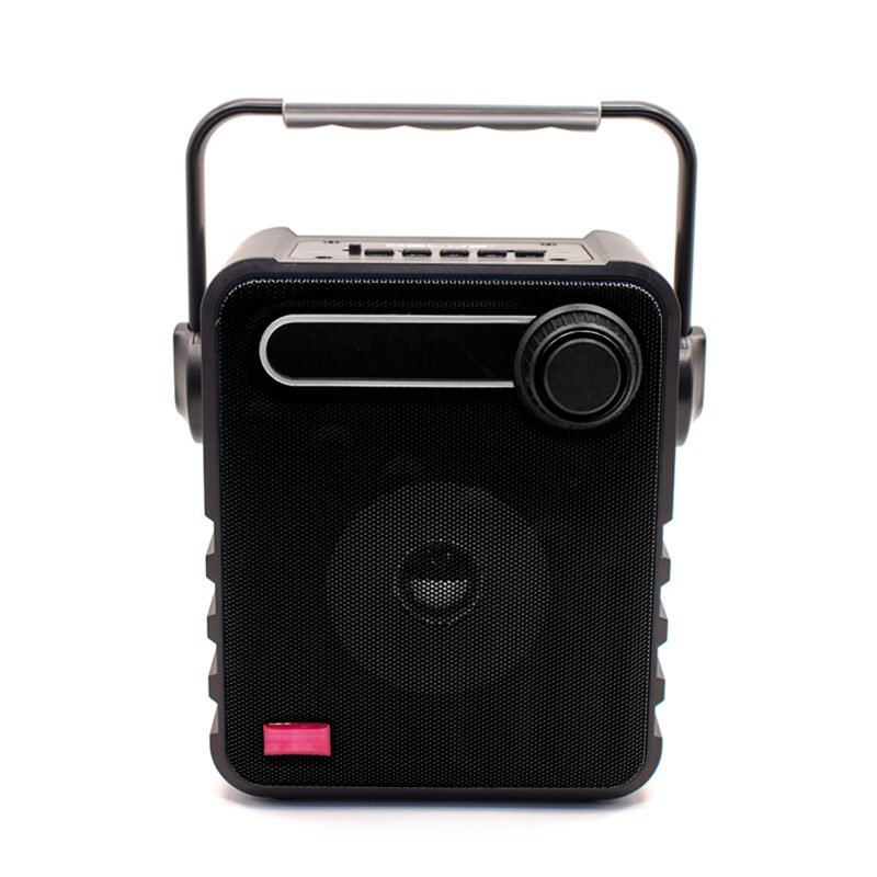 radio portatil bt con pantalla led/usb/sd/fm/bateria recargable, black — vista 2