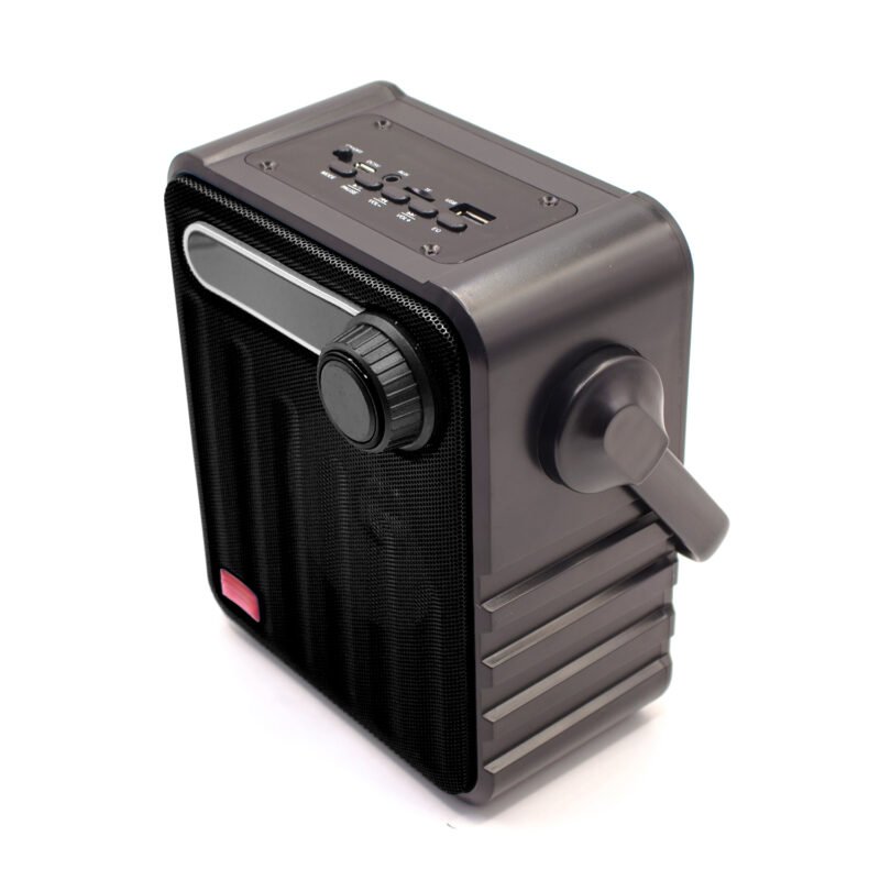 radio portatil bt con pantalla led/usb/sd/fm/bateria recargable, black — vista 5